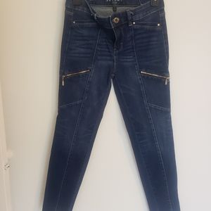 WHBM Zipper Jeans 0